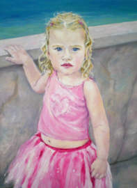 Loes, olieverf 30x40cm