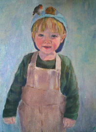 Rik, olieverf 30x40cm